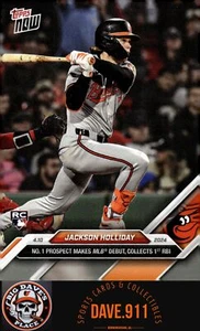 Jackson Holliday 2024 Topps Now #61 Baltimore Orioles - Imagen 1 de 2