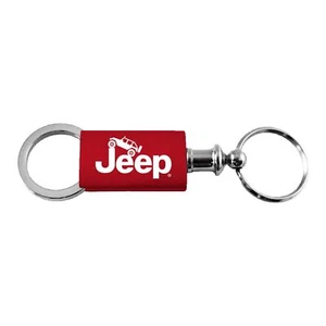 Jeep Climbing Anodized Aluminum Valet Key Fob (Red) - Picture 1 of 1