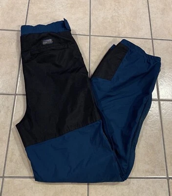 Men's XXL SIERRA SPORT Teal Black Elastic Waist Mesh Lined Ski Snow Pants - Image 1 of 4