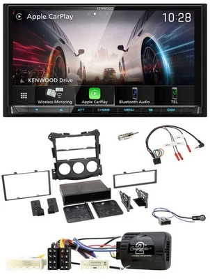Kenwood Lenkrad 2DIN USB DAB Bluetooth Autoradio für Nissan 370Z 09-13 Roadster - Bild 1 von 4