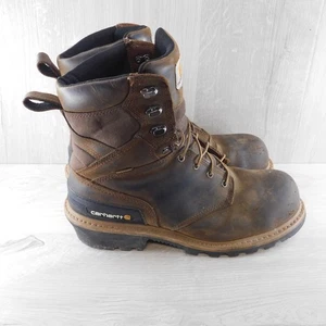 Carhartt Boots Mens 14 W Waterproof 8in Climbing Composite Toe Work Boot CML8360 - Picture 1 of 14