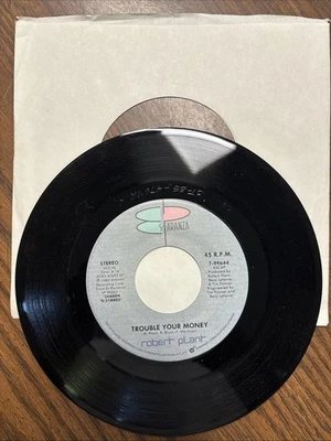 ROBERT PLANT - LITTLE BY LITTLE / TROUBLE YOUR MONEY - 7-99644 - 45 Record - Image 1 of 4