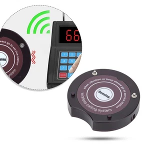 10 X/Pack For SU-668 Smart Charging Rechargeable Restaurant Pager Calling Syste - Zdjęcie 1 z 9