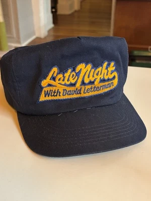 1980-е винтажная ночная шляпа с Дэвидом Леттерманом - Изображение 1 из 2