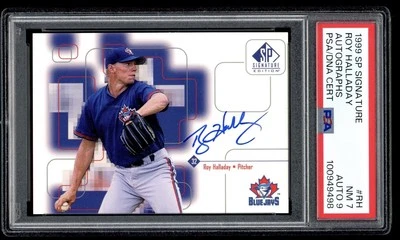 1999 Upper Deck SP Signature Edition Roy Halladay On Card Auto PSA 7 HOF - Image 1 of 2