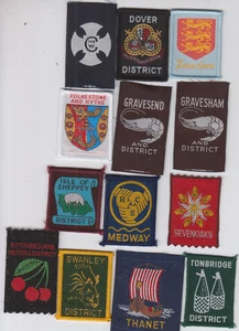 Boy Scout District Badges from Kent x 13 - Bild 1 von 1