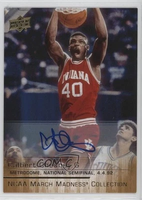 2014-15 Upper Deck NCAA March Madness Collection Calbert Cheaney #CC-3 Auto - Image 1 of 2