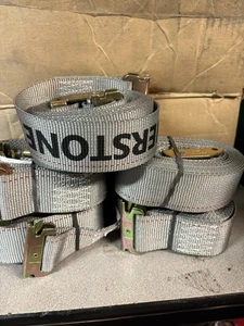(5 Pack) E Track Cam Buckle Strap w/ Spring E Fitting 2" x 16' BS4 - Picture 1 of 1