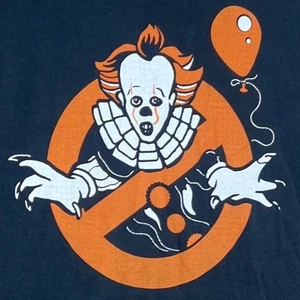 Ghostbusters IT Pennywise T-Shirt Fruit Of The Loom Gr. M Grafik Tee - Bild 1 von 9