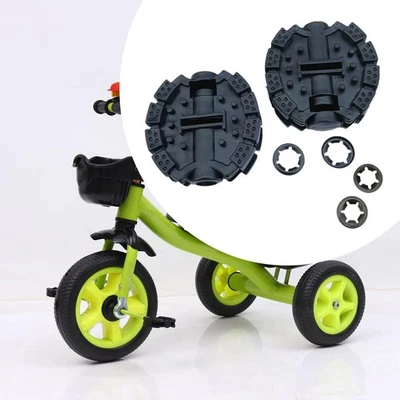 2 Piezas Pedales de Bicicleta Triciclo Niños Antideslizantes Herramienta de Ciclismo Pedal de Repuesto Niños Foto 1 de 4