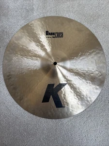 Zildjian 16” K Dark Thin Crash Cymbal - 1085 Grams - Picture 1 of 11