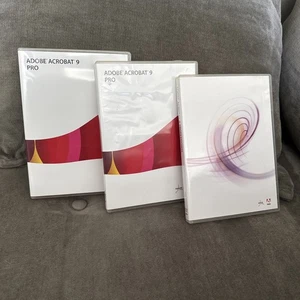 2 Copies Adobe Acrobat 9 Pro Professional for Windows w/ Serial Number - Afbeelding 1 van 1