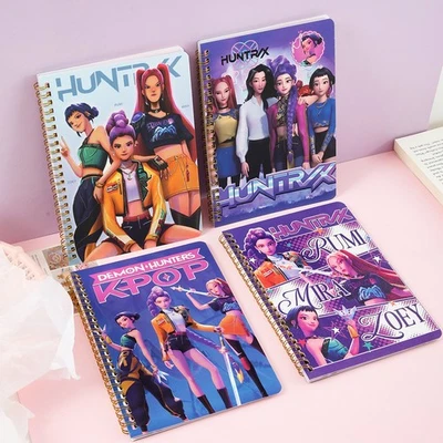 K-pop D𝘦𝘮𝘰𝘯 H𝘶𝘯𝘵𝘦𝘳𝘴 Tab Journal Notebook, 38 Lined Pages, 8 x 6 inches - Image 1 of 4