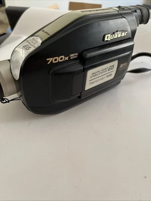 Quasar VM-L153 Palmcorder VHSC 700x Digital Zoom Camcorder Untested - Image 1 of 4