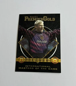 1996 Merlins Premier Gold Peter Schmeichel International Masters of the Game - Picture 1 of 4