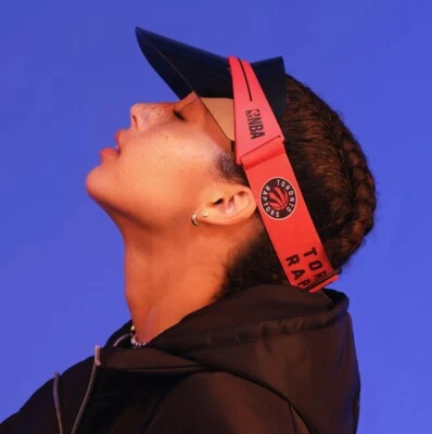 NBA IMATTA BRAND TORONTO RAPTORS VISEIRA ESCUDO ÓCULOS GANCHO E LAÇO UNISSEX - Imagem 1 de 4