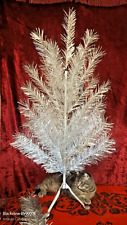 Vintage christmas tree aluminum color 4ft very rare. USSR