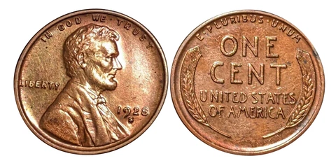 1928 S Lincoln Cent Wheat Penny  ID90963 Cover
