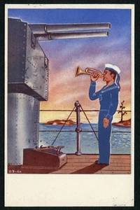 Finland Propaganda Postcard WWII 1940 Navy Fieldpost Nice Grade !! - Picture 1 of 2