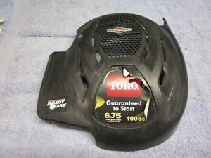 Toro/Briggs & Stratton Mower Engine Cover Shroud..6.75 HP ..Good Condition..# 3 - Picture 1 of 7