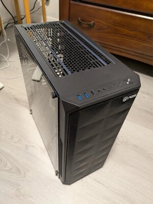 Rosewill  ATX Mid Tower Gaming PC Computer Case Includes (4) RGB Case Fans/Cable - Image 1 of 4