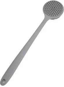 Silicone Body Scrubber, Long Handle Back Scrubber for Shower, Silicone Body Brus - Picture 1 of 4