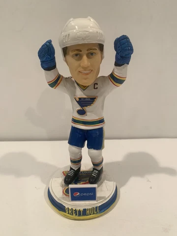 Brett Hull St Louis Blues NHL Bobblehead 2017 Stadium Giveaway SGA No Stick Cover