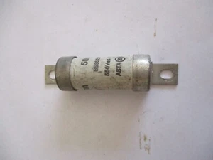 ENLACE FUSIBLE BUSSMANN 50 AMP BAO50 HRC - Imagen 1 de 1