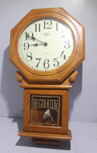 Vintage Regulator Wall Clock, Pendulum Westminster Whittington Quartz *Untested - Picture 1 of 4