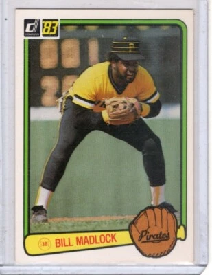 1983 Donruss Bill Madlock #311 Pittsburgh Pirates Baseball Card  - Image 1 of 2