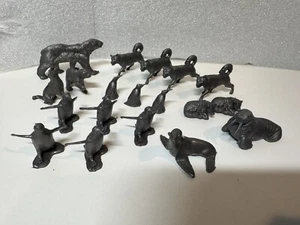 MARX TOYS ARCTIC POLAR ANIMALS PLAYSET REISSUE PLASTIC - Picture 1 of 16