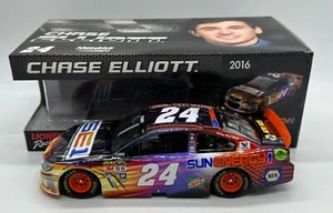 Chase Elliott Lionel Racing 1/24 2016 #24 Sun Energy 1 Chevrolet Chrome 1 Of 72 - Picture 1 of 4