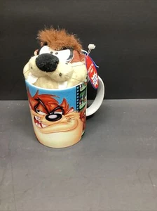 TAZ Film Cel LOONEY TUNES Tazmanischer Teufel Porzellan Tasse und Schlüsselanhänger - Bild 1 von 8