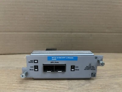 HP J9008A HP ProCurve 2-Port 10-GbE SFP+ al Module For HP 2910al Switches - Image 1 of 4