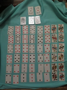 Antique Playing Cards Full Deck B. Dondorf Frankfurt am Baronesse Whist No. 160 - Picture 1 of 18