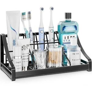 Toothbrush Holder Instantdry Organizer Bathroom Countertop Organizer Kids Electr - Picture 1 of 7