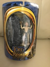 The Lord Of The Rings Toybiz 2003 Super Poseable Gollum with Crawling Action NOS