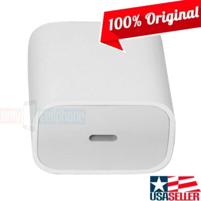 Apple 20W Fast Charge USB-C Wall Charger Travel Adapter - White (A2305) - Image 1 of 4