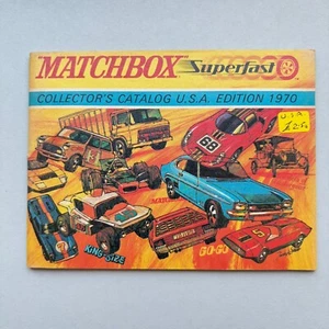 VINTAGE ORIGINAL MATCHBOX SUPERFAST KATALOG USA ED 1970 SAMMLERKATALOG - Bild 1 von 10