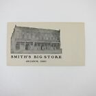 John Smith Co. Smith&#39;s Big Store Arcanum Ohio Advertising Envelope Antique 1920s