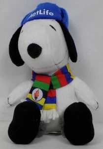 Sochi Rusia 2014 Juegos Olímpicos de Invierno 9" Pecahuetes Snoopy Peluche - Met Life - Nuevo - Imagen 1 de 4
