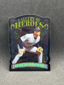 1998 Topps Gallery ALEX RODRIGUEZ Gallery Of Heroes Die Cut GH4 Seattle Mariners - Picture 1 of 2
