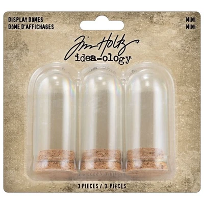 ADVANTUS Tim Holtz Idea-Ology Display Domes Mini-3/Pkg