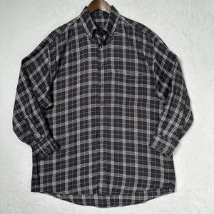 Burberry London Nova Check Karo Button Down Hemd Schwarz Weiß Pink Herren Large - Bild 1 von 12