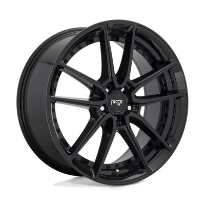 Rueda 17x8 Nicho M223 DFS NEGRO BRILLANTE 5x112 (40mm) Foto 1 de 4