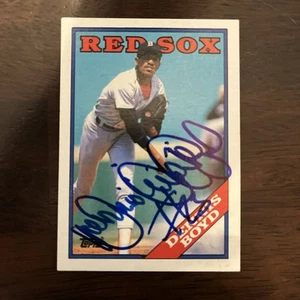 Autographed Oil Can Boyd 1988 Topps Card. Signed By Boston Red Sox Legend! - Picture 1 of 2