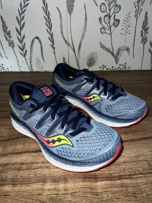 Zapatos para correr Saucony Triumph ISO 5 para mujer azul marino talla 5,5 SKU390 Foto 1 de 4