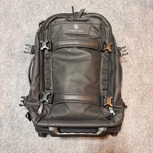 Edge Creek Gepäck schwarz Handgepäck Tasche Rad Roller erweiterbare Schnallen - Bild 1 von 16