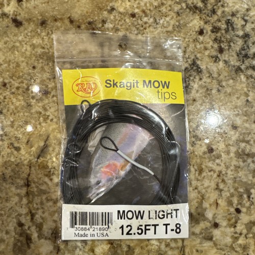 RIO SKAGIT MOW TIPS 12.5’ LIGHT T-8 W LOOPS FOR 2 HAND SPEY, SHS ...