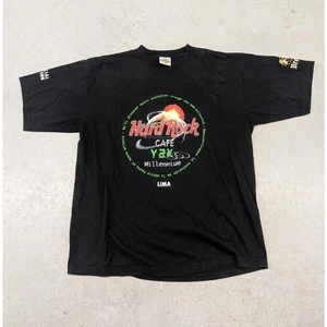 Y2K Hard Rock Cafe Millennium Lima Special Edition T-shirtSize: XL - Picture 1 of 8